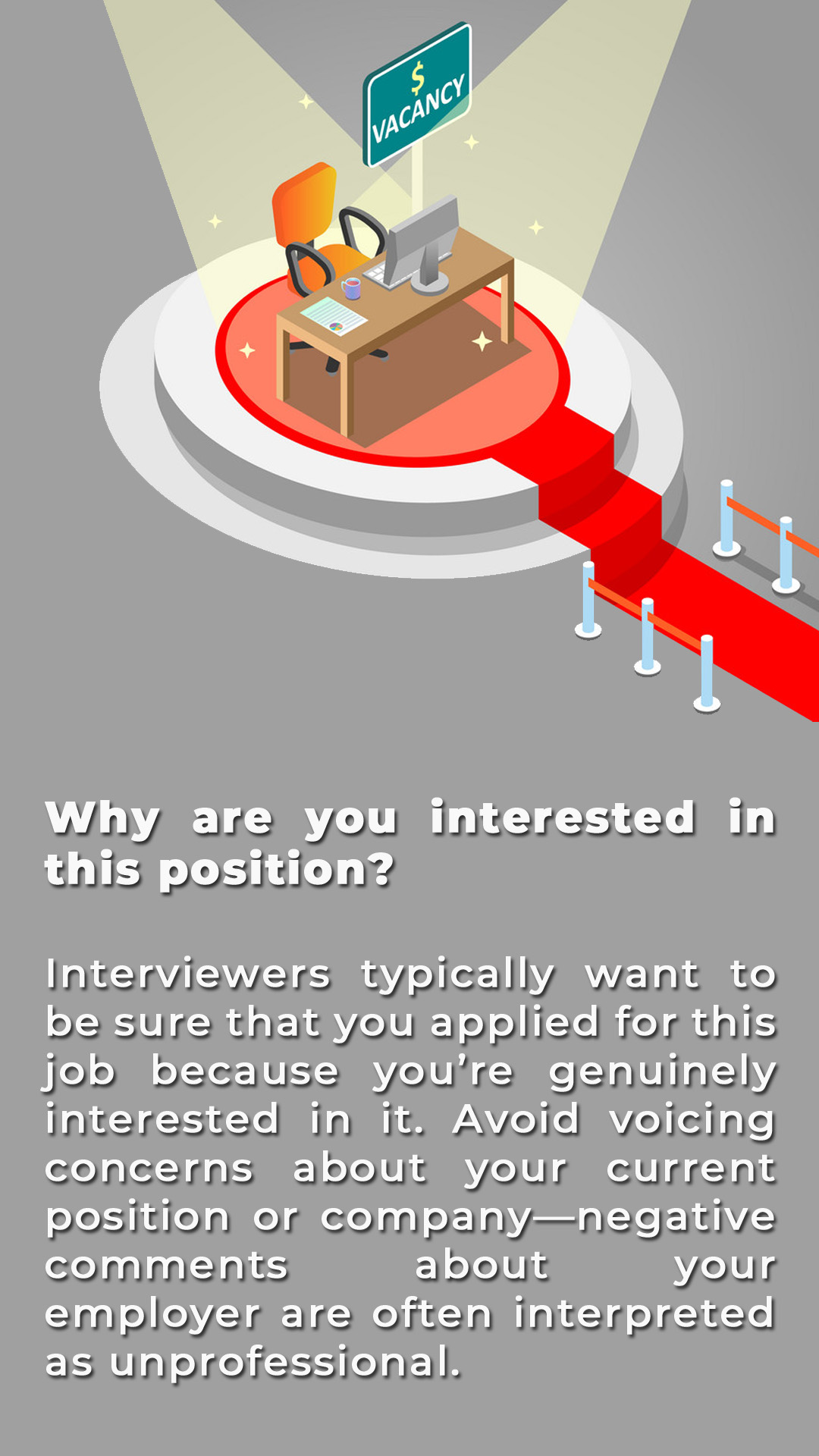 Why are you interested in this position?